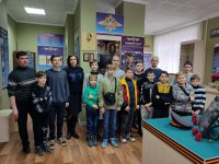 Учащиеся МАУДО «ВЕГА» посетили музей истории органов внутренних дел.