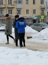 Добровольцы провели акцию, посвящённую здоровому образу жизни 