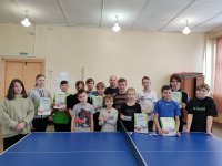 В Центре «ВЕГА» Дятьковского района состоялся турнир по настольному теннису среди юношей и девушек